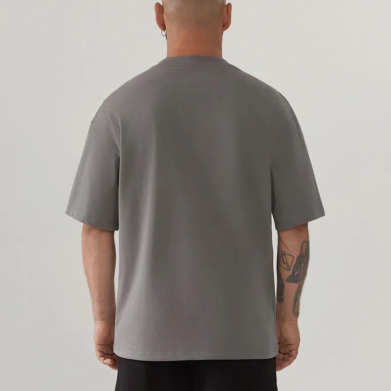 Футболка COTTON OVERSIZE GRAPHITE — фото 3