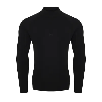 Рашгард INTRO WARM LONG SLEEVE BLACK — фото 3